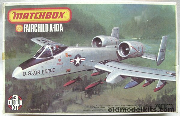 Matchbox 1/72 Fairchild A-10A Thunderbolt II 'Warthog' - Fairchild Prototype '11369' / USAF Pre Production Aircraft #1, PK-121 plastic model kit